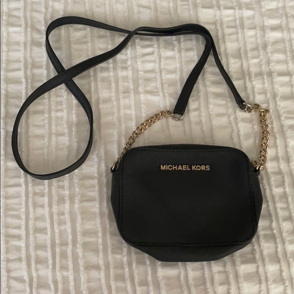 Authentic Michael Kors leather crossbody bag